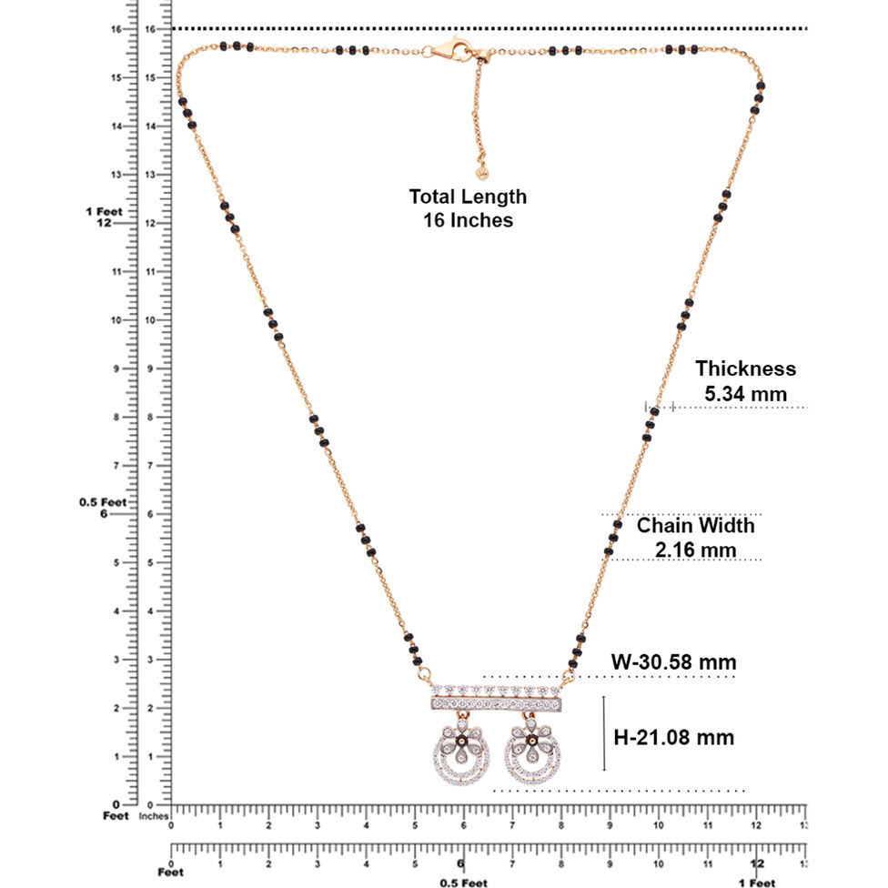 CP of black beads with a Dia PN - 2 loop