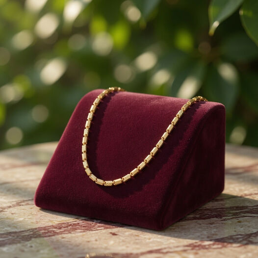 Plain Gold Hand made Chain variants