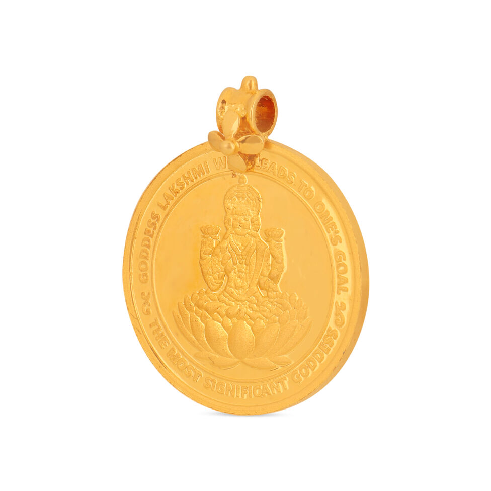 Plain Gold � Goddess Lakshmi Motif