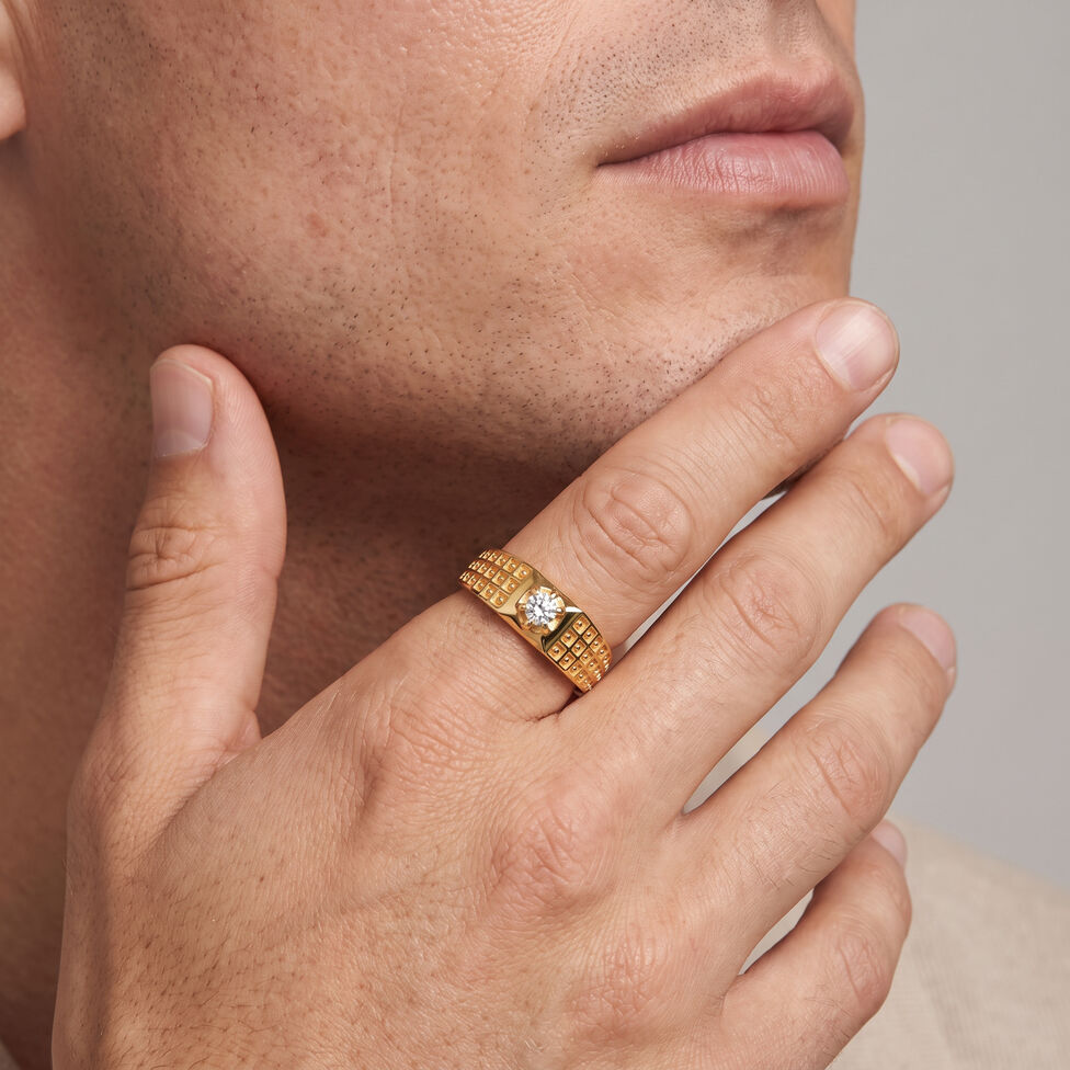 Diamond Ring in Fancy Design, Gentlemen