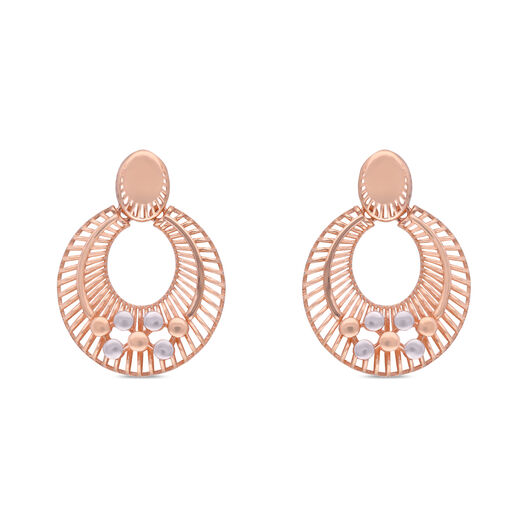 PLAIN GOLD EARDROP INCONTEMPORARY DESIGN