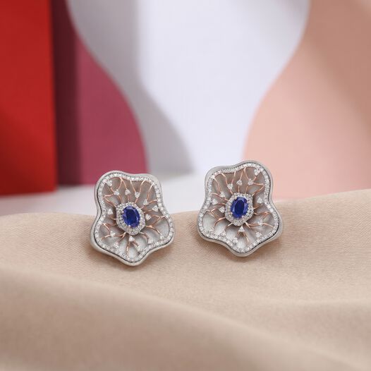 Titanium set with diamonds