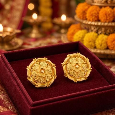 Filigree Die & Gold Bead Work