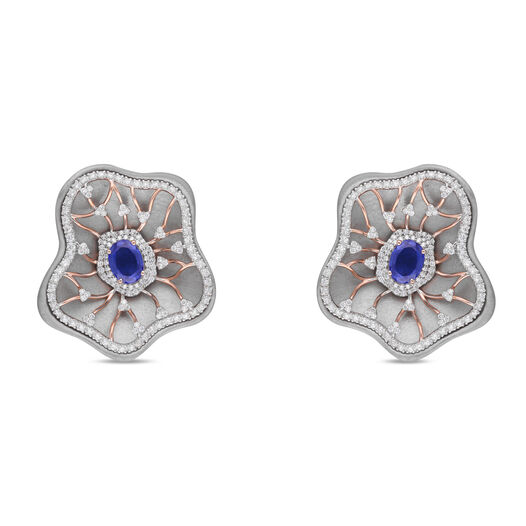 Titanium set with diamonds