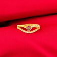 GEMSET GOLD LADIES RING IN CASTING