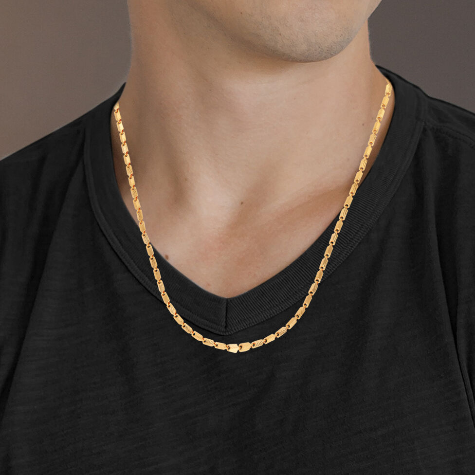 Plain Gold Hand made Chain variants