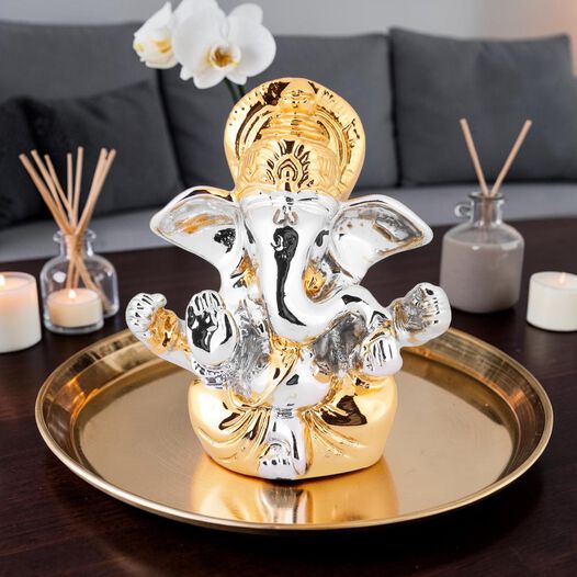 MHK-TTGN-1 Mini silver gold ganesha