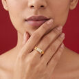 Diamond Ring in 8 Dia Box,Gentlemen 2Row