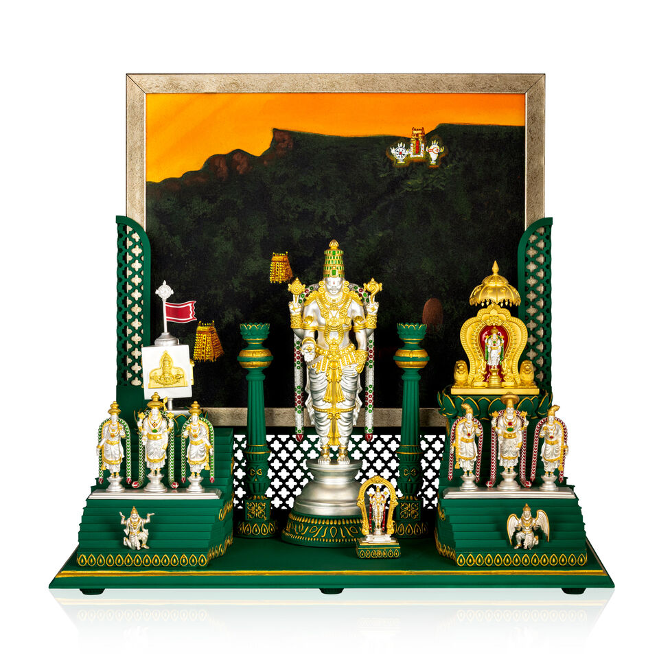 Silver SriVari Pancha Roopa