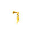 PLAIN GOLD EARDROPS IN CASTING DESIGN