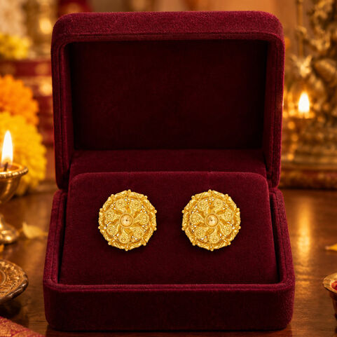 Filigree Die & Gold Bead Work