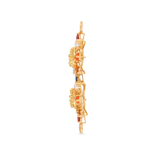 Diamond Mopu Set with Diamonds &Gemstone