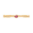 Diamond Bangles In Fancy Patt with Gems