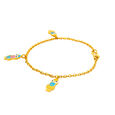 Plain Gold �Honey Bee� kids1-12 Bangles