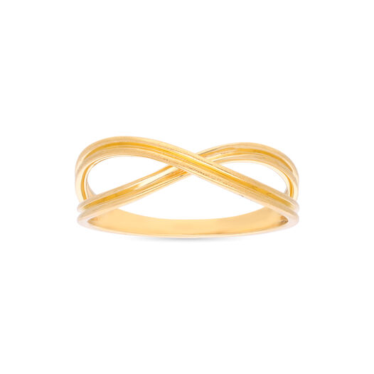 PLAIN GOLD LADIES RING IN CASTING