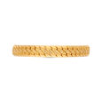 Plain Gold Bracelet, Hollow Casted-Fexi