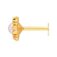 NOSE SCREW IN GEM/FILIGREE/DIEGOLD