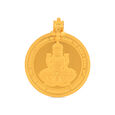 Plain Gold � Goddess Lakshmi Motif