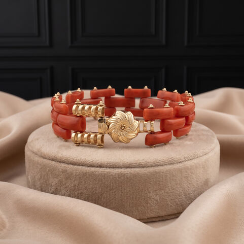 Gem-Set Tied With Gold Wires
