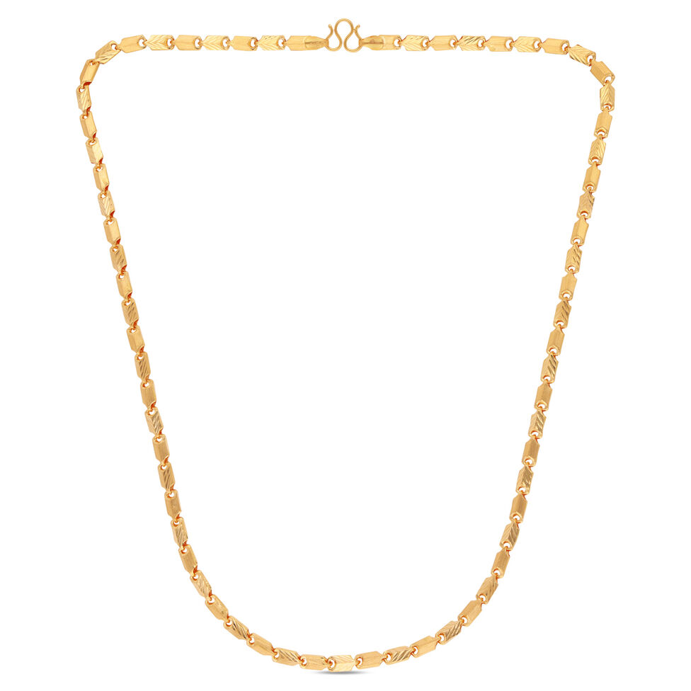 Plain Gold Hand made Chain variants
