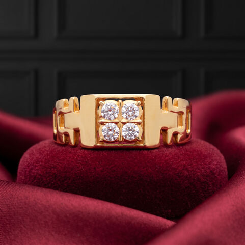 Diamond Ring in Fancy Design, Gentlemen