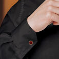 MN in Plain Silver Cufflinks