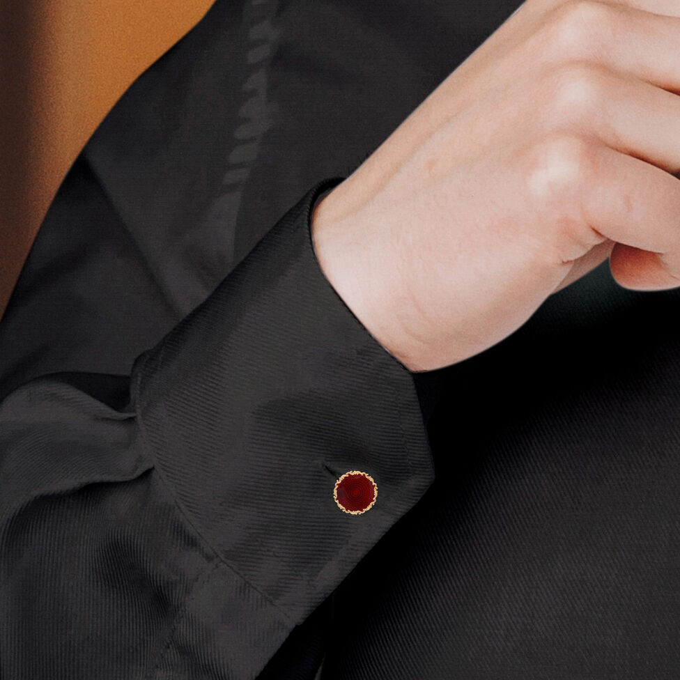 MN in Plain Silver Cufflinks