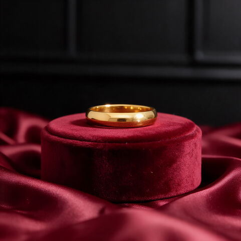 Half Round Wedding Band