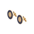 MN in Plain Silver Cufflinks