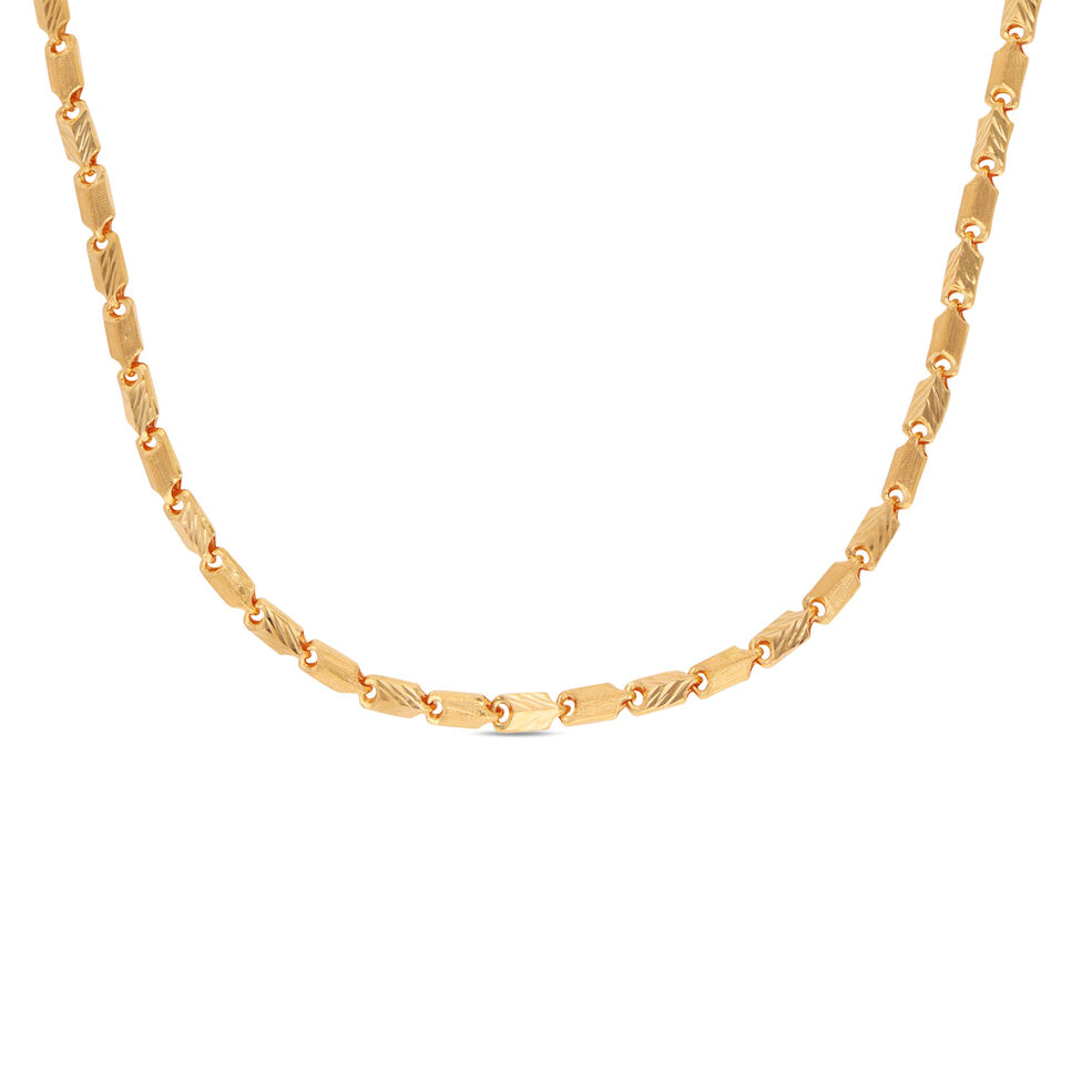 Plain Gold Hand made Chain variants
