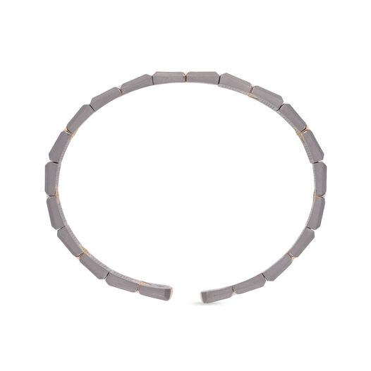Titanium set with diamonds