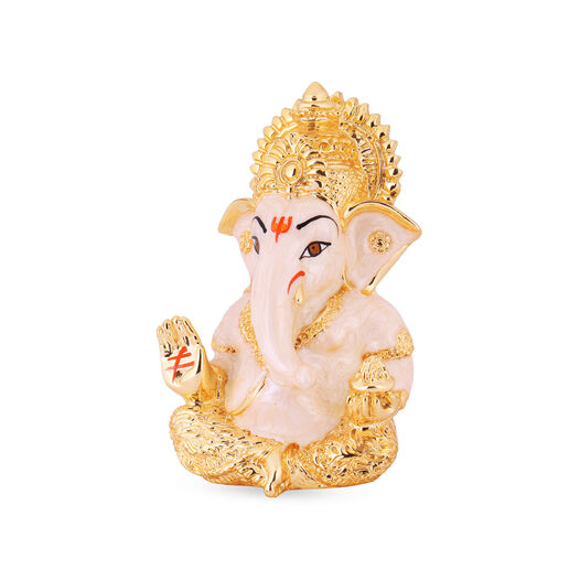 MHK-PXS-166 Pearl white labdhi ganesha