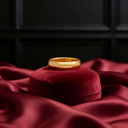 Half Round Wedding Band