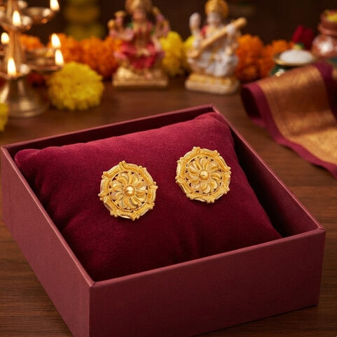 Filigree Die & Gold Bead Work