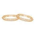 Diamond Bangle pair in fancy design