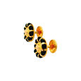 Gemset Ear Stud- Opensetting
