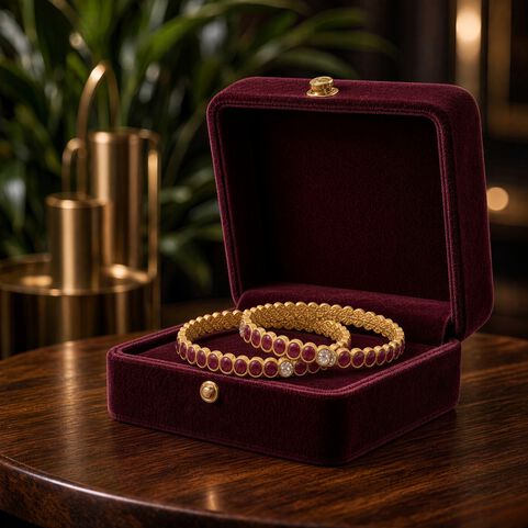 Gem-Set Kundalavelai Design