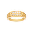 Diamond Ring in 8 Dia Box,Gentlemen 2Row