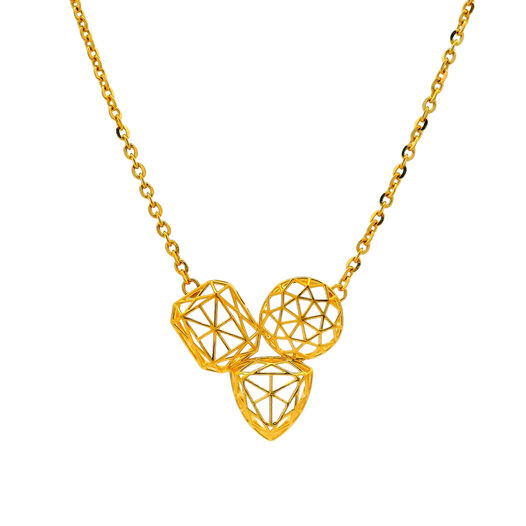 CHAIN+PENDANT DOUBLE LOOP CASTING DESIGN
