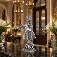 Silver Idol - Krishna Without Prabhavali