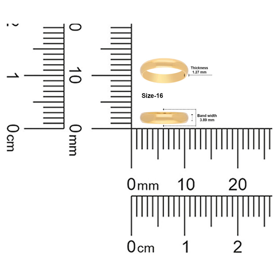 Half Round Wedding Band