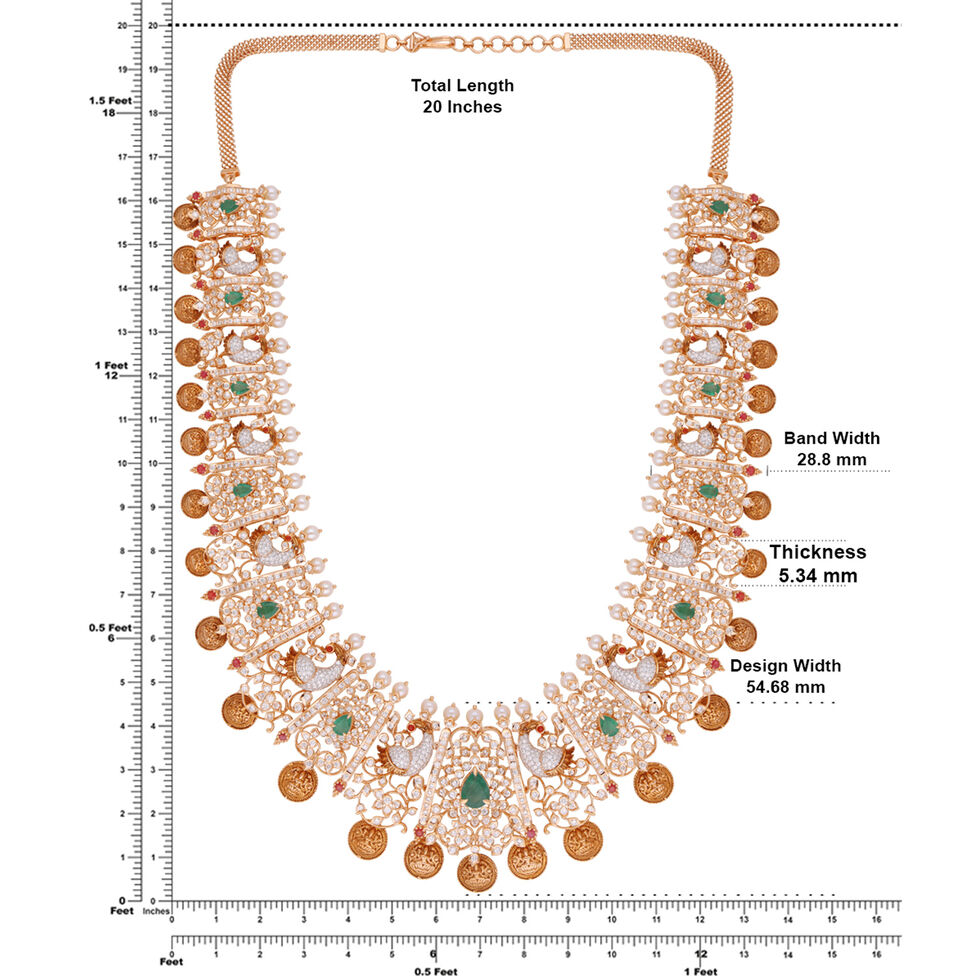 Diamond Neckalce In Close Setting Patt